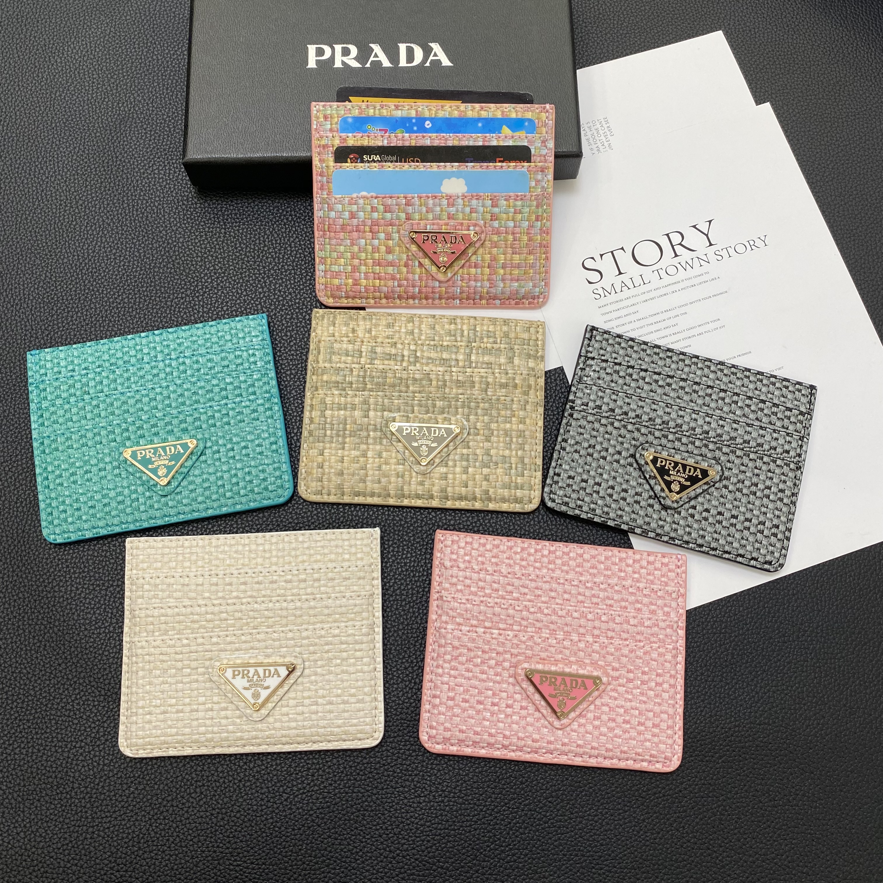 Fashion Braided  Wallet Card Holder
