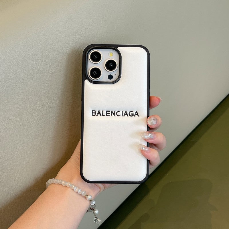 Balenciaga Leather cushion iPhone Case	
