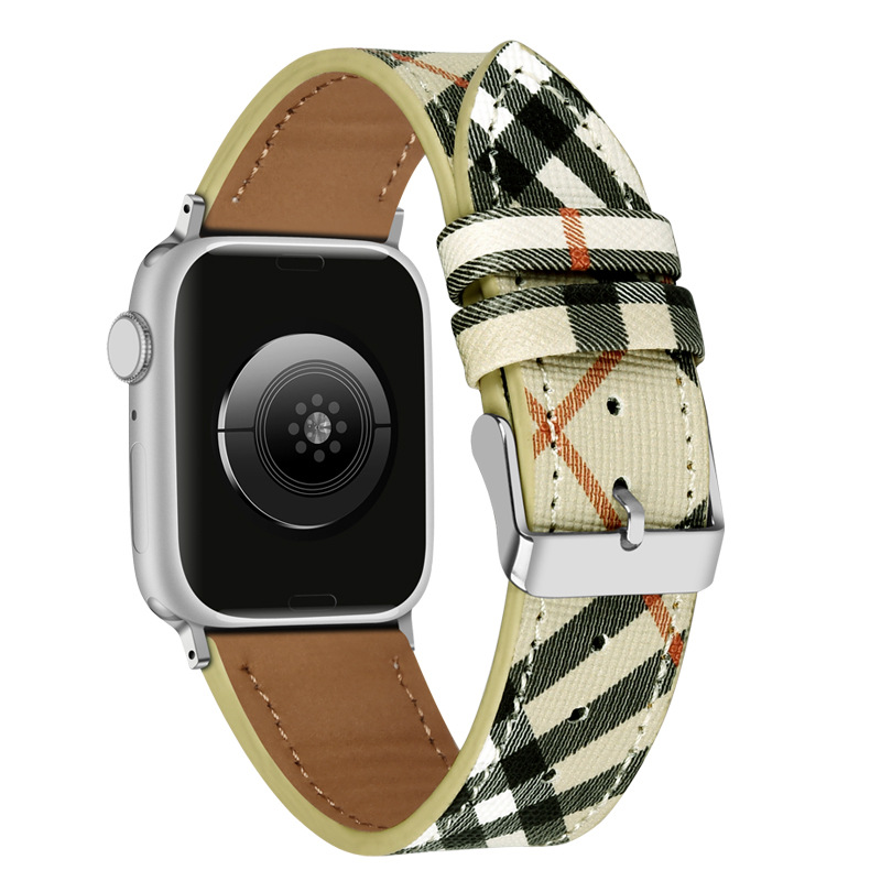 Burberry Luxury Leather Apple Watch Band