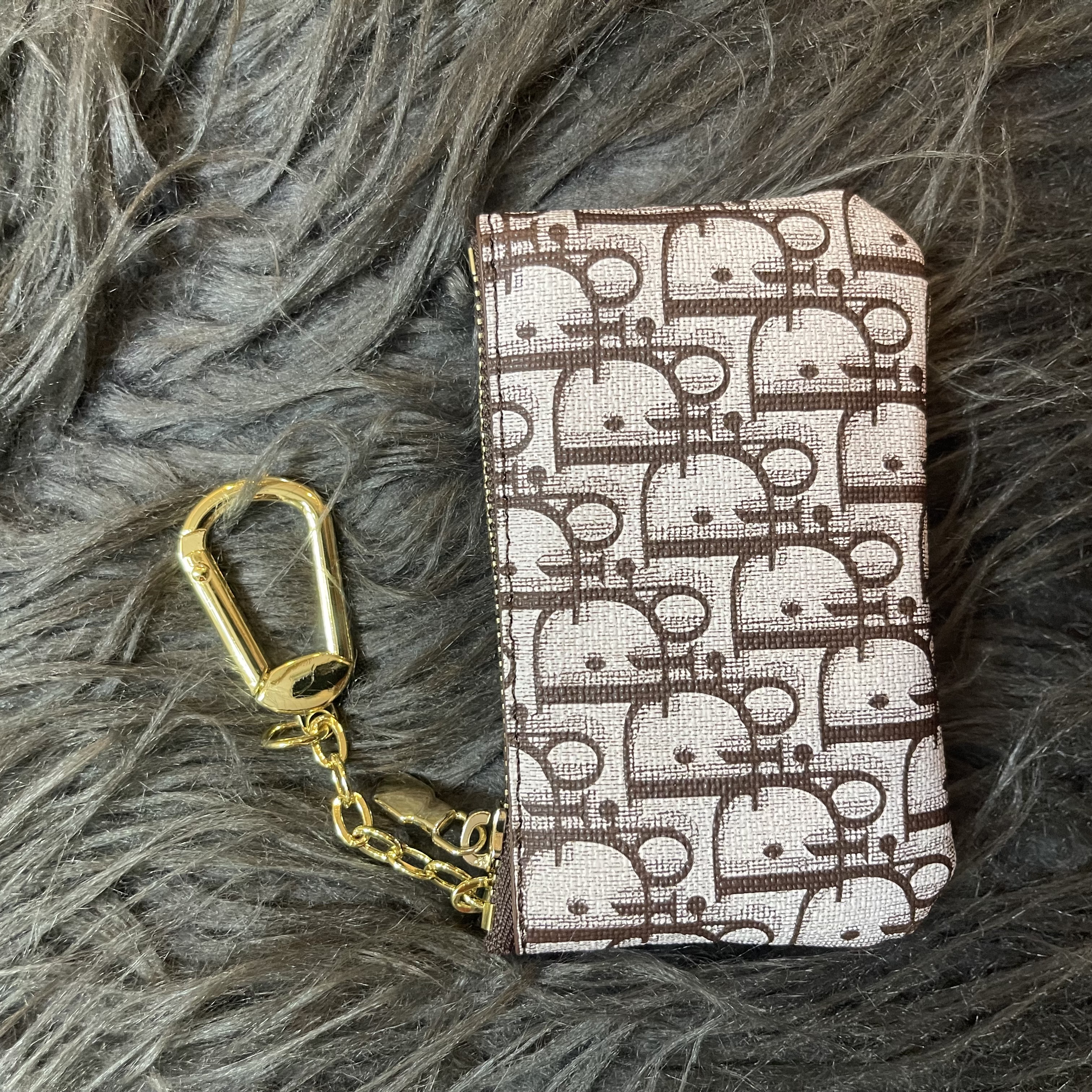 Luxury Leather Zipper Coin Purse