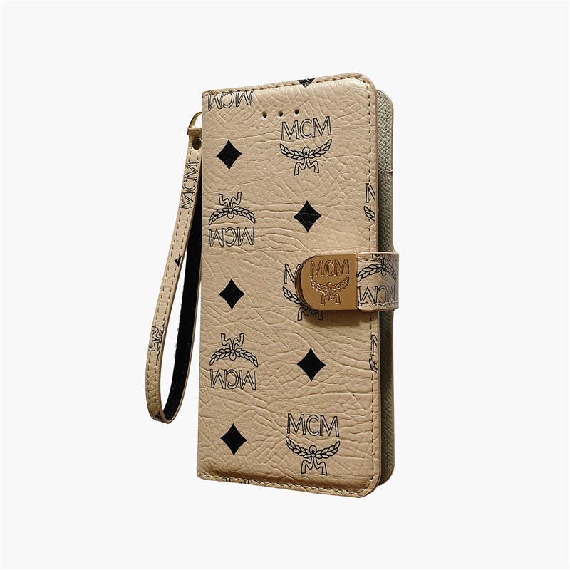 MCM Worldwide Leather iPhone Wallet Case 