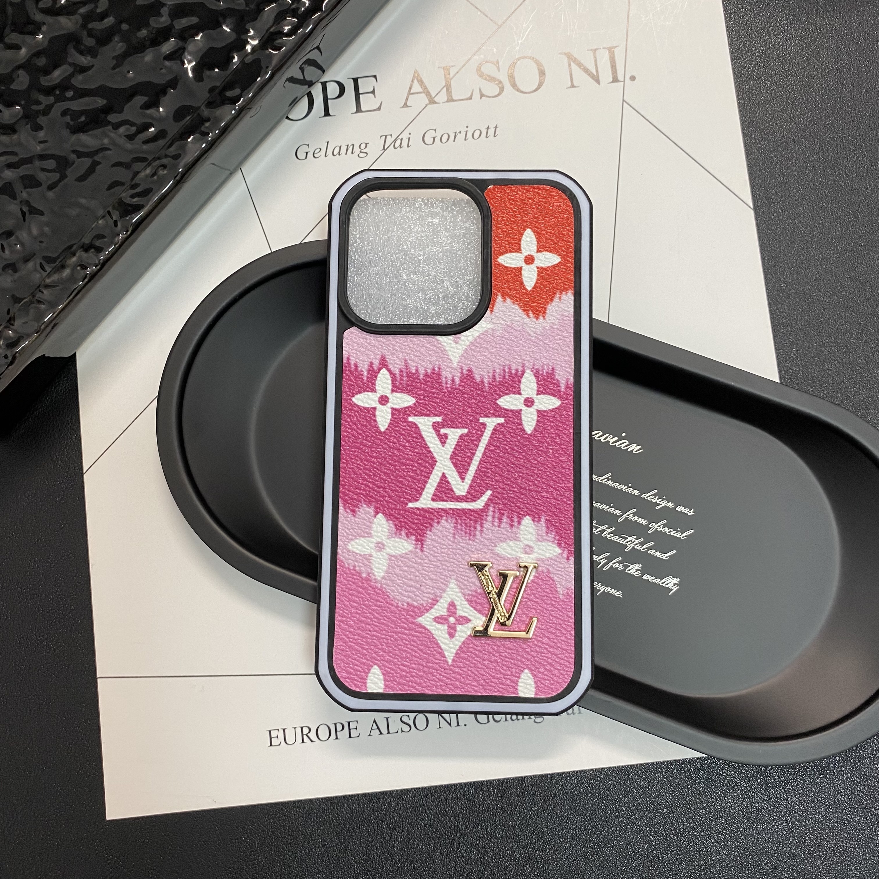 Louis Vuitton Monogram Leather iPhone Case-BELKCASE