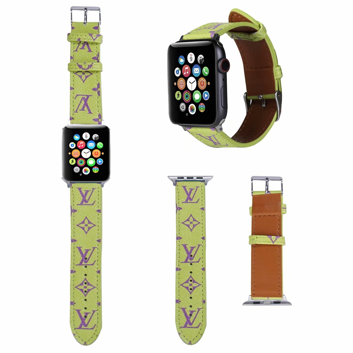 Louis Vuitton Luxury Leather Apple Watch Band
