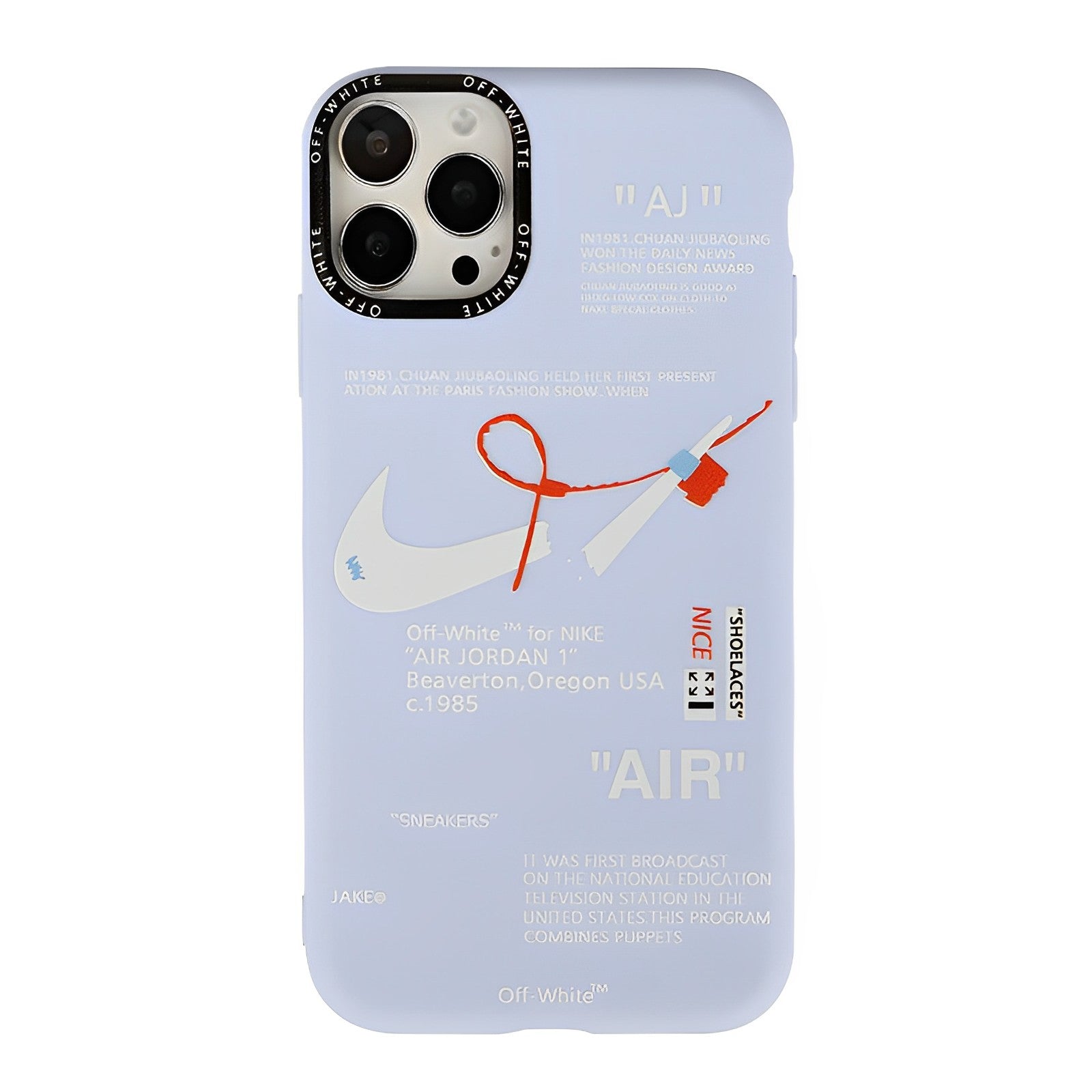 A-j ×N-K Tag iPhone Case