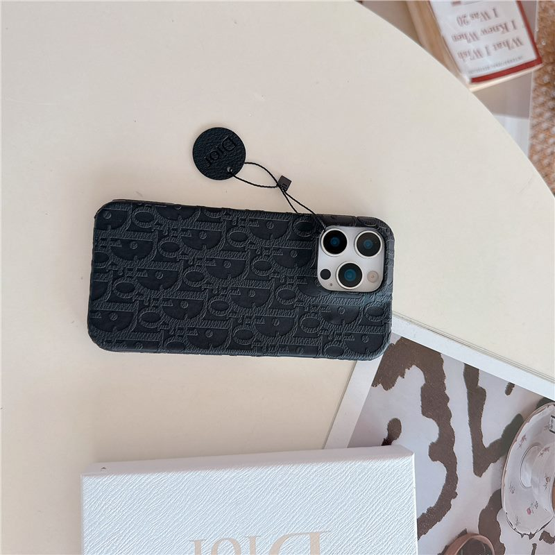 Dior Luxury Leather iPhone Case