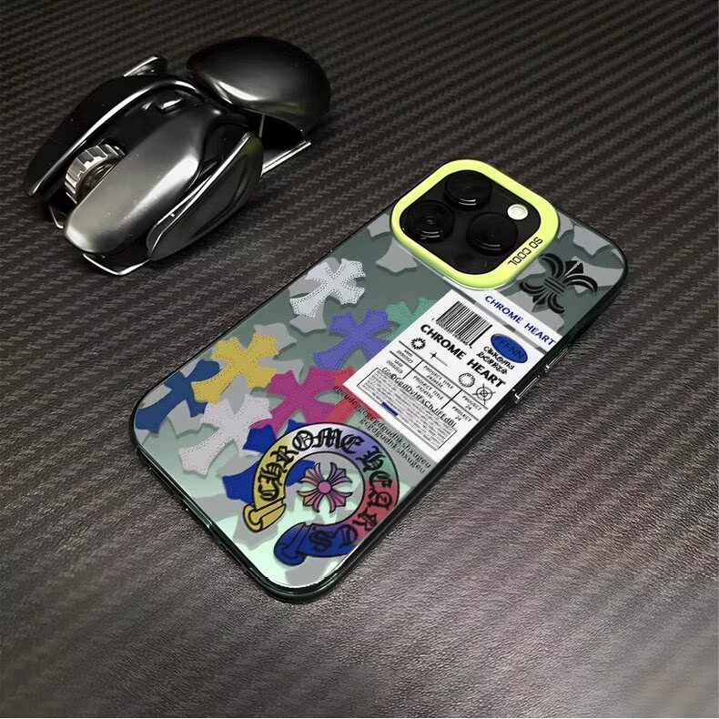 Chrome Hearts iPhone Case Electroplating lase 