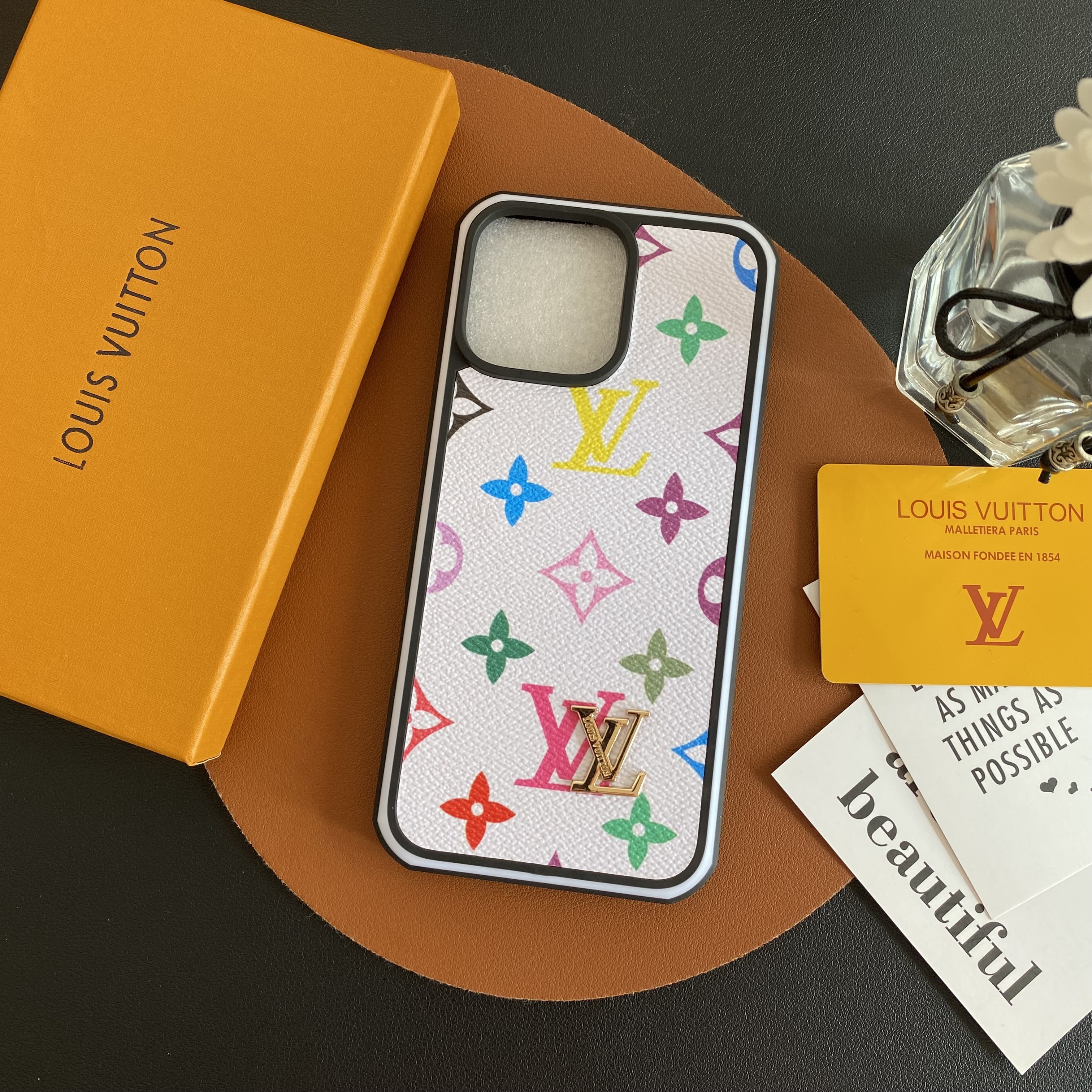 Louis Vuitton Leather iPhone Case