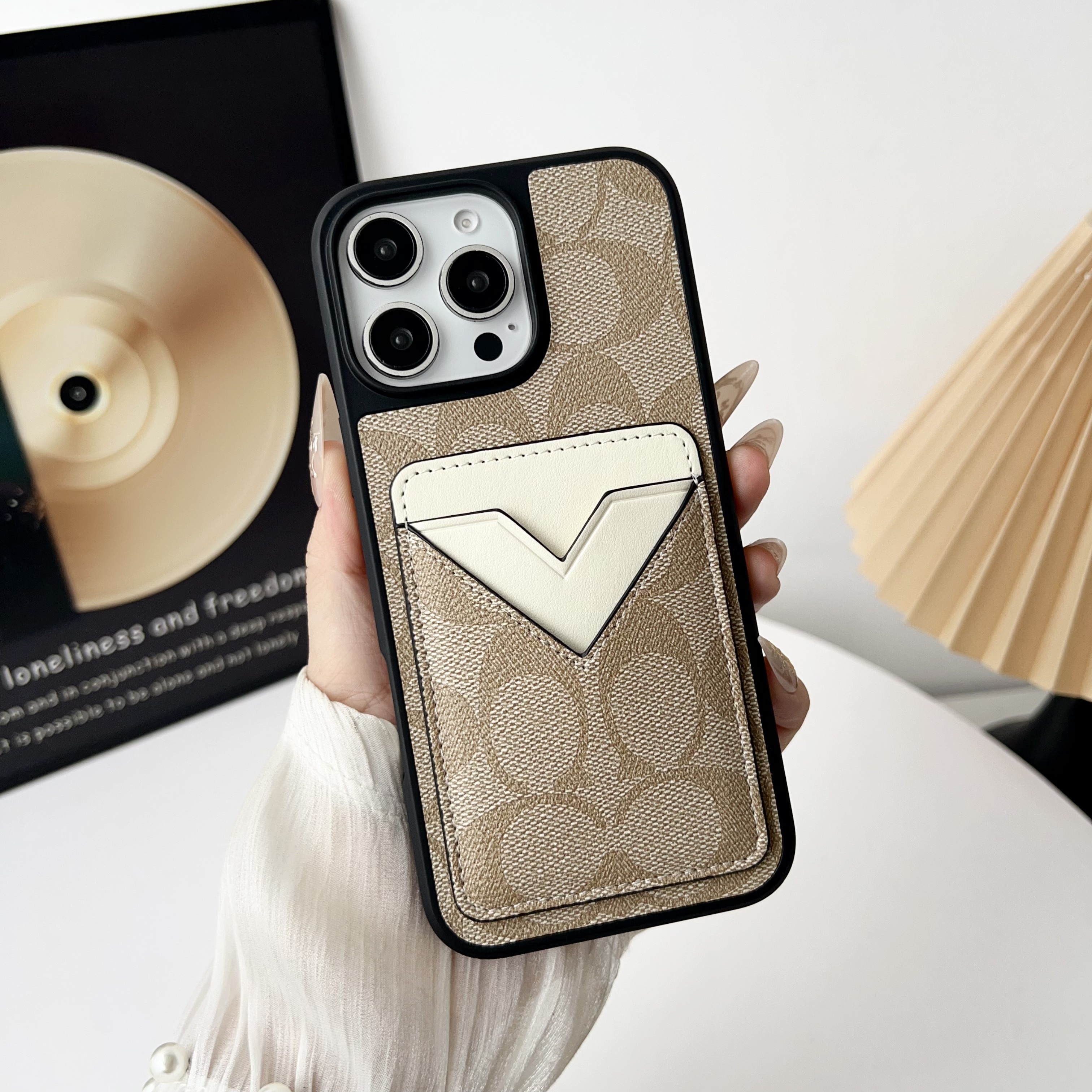 Coach Leather iPhone Wallet Case