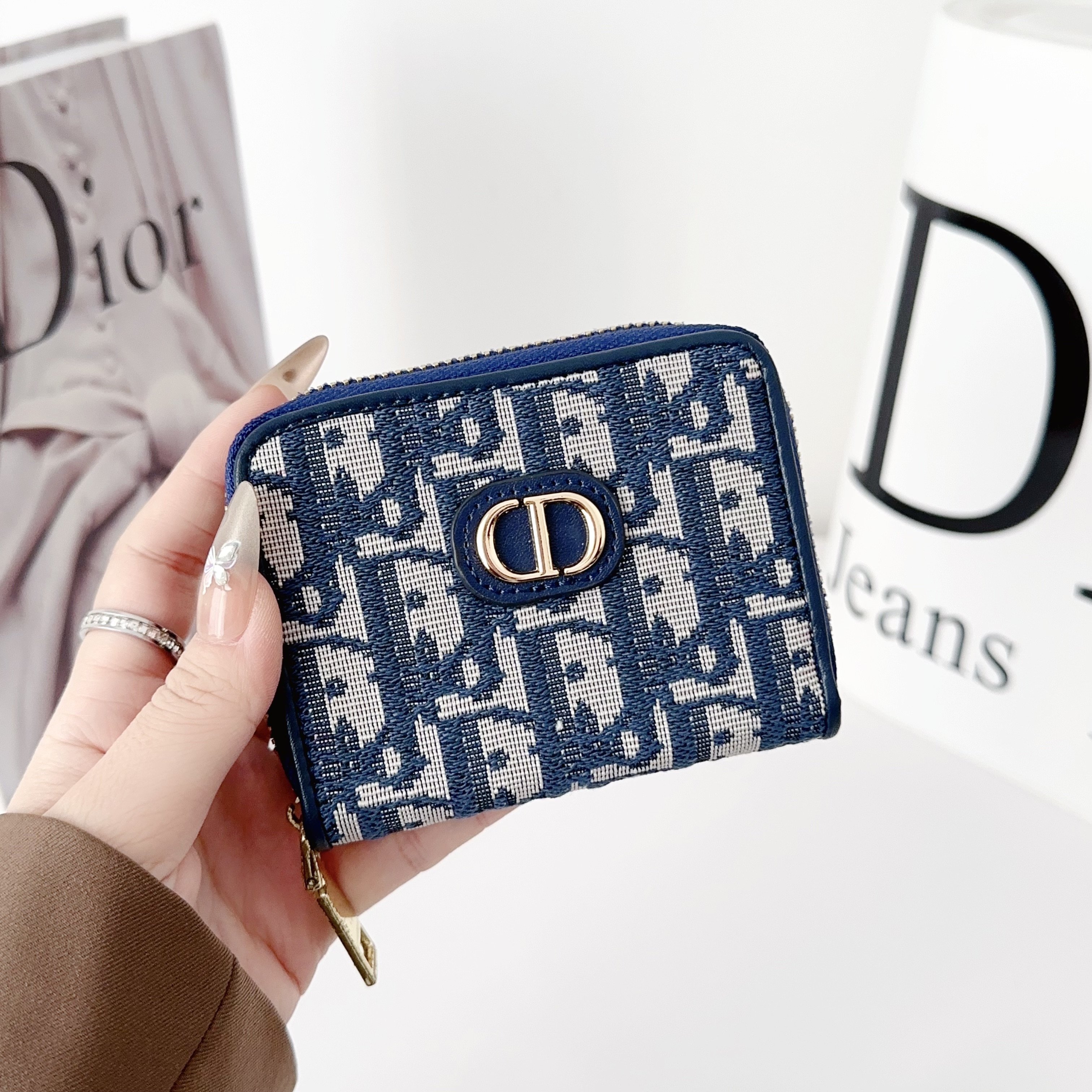 Fashion CD Zipper Coin Purse with Zipper