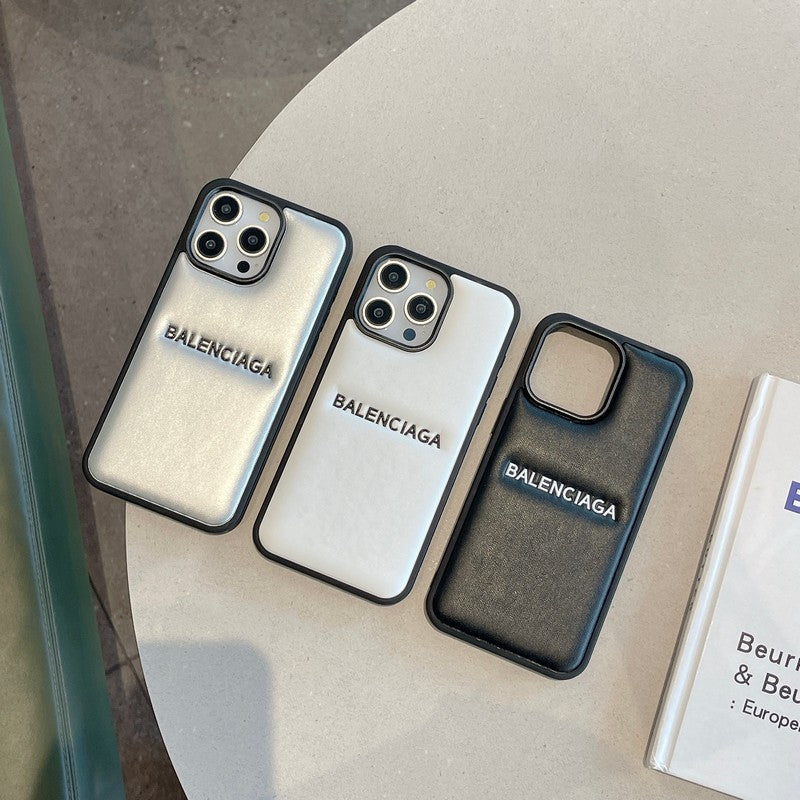Balenciaga Leather cushion iPhone Case	