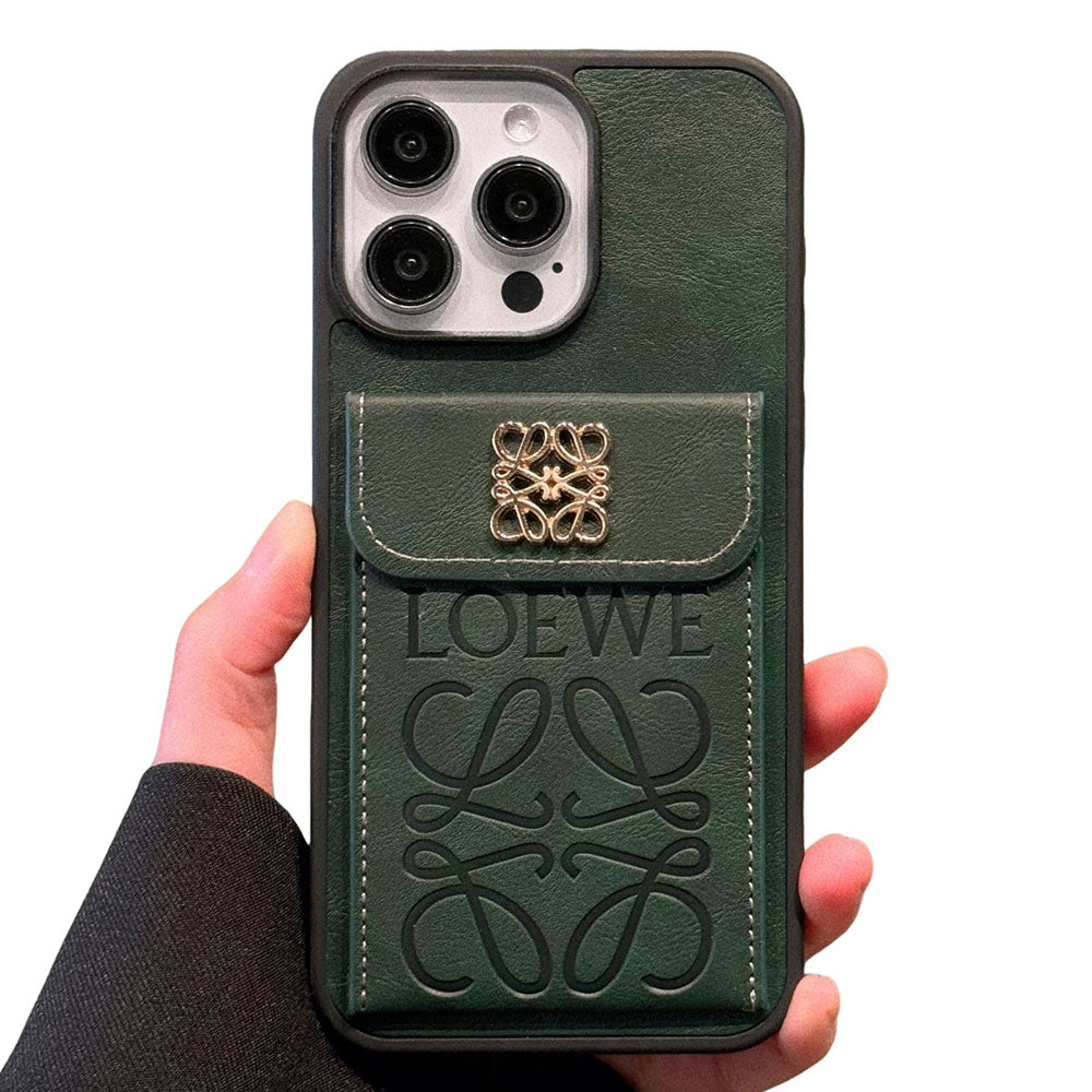 Retro Leather iPhone Wallet Case With Crossbody Strap-BELKCASE