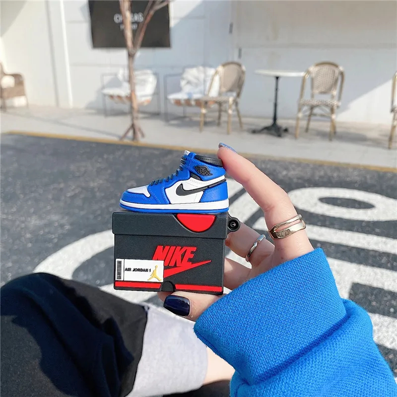 Red AIR JORDAN 1 Airpod Case
