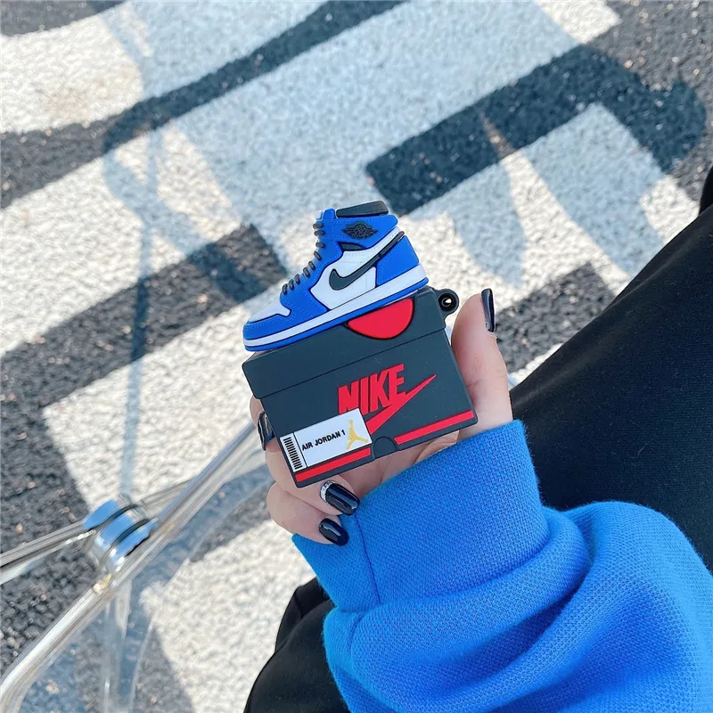 Red AIR JORDAN 1 Airpod Case