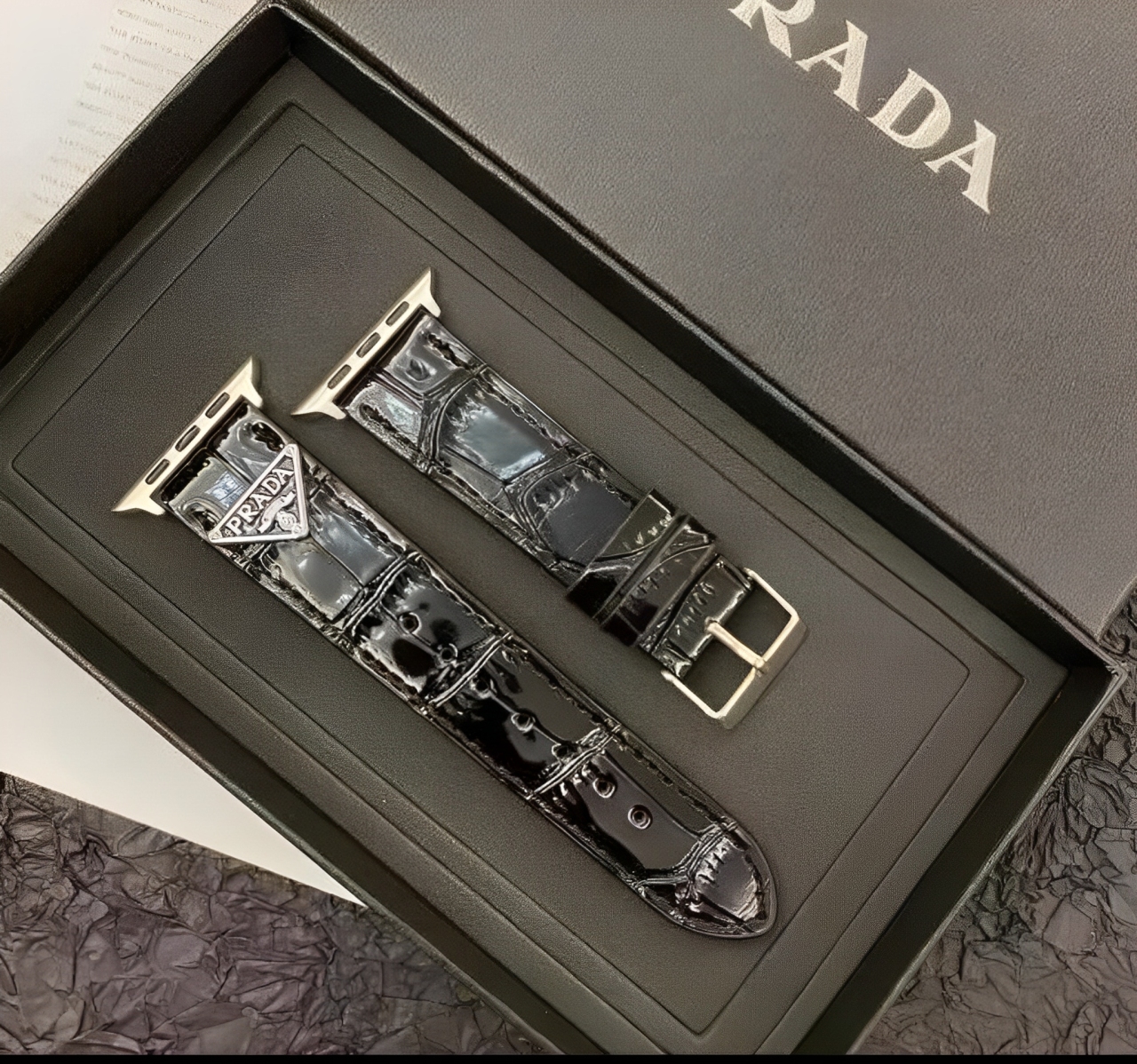 Leather luxury PD Apple Watch Bands