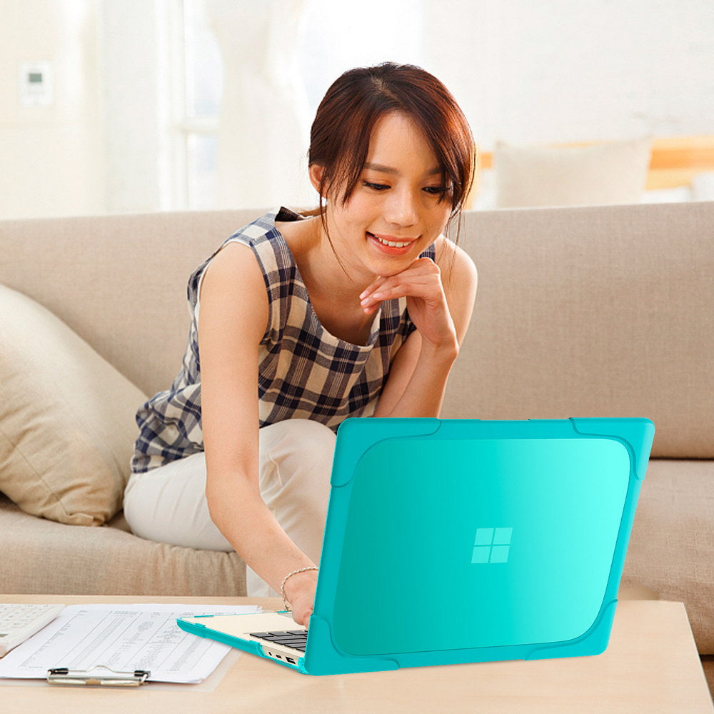 Heavy Shell with Foldable Kickstands Blue Microsoft Surface Laptop Case-BELKCASE