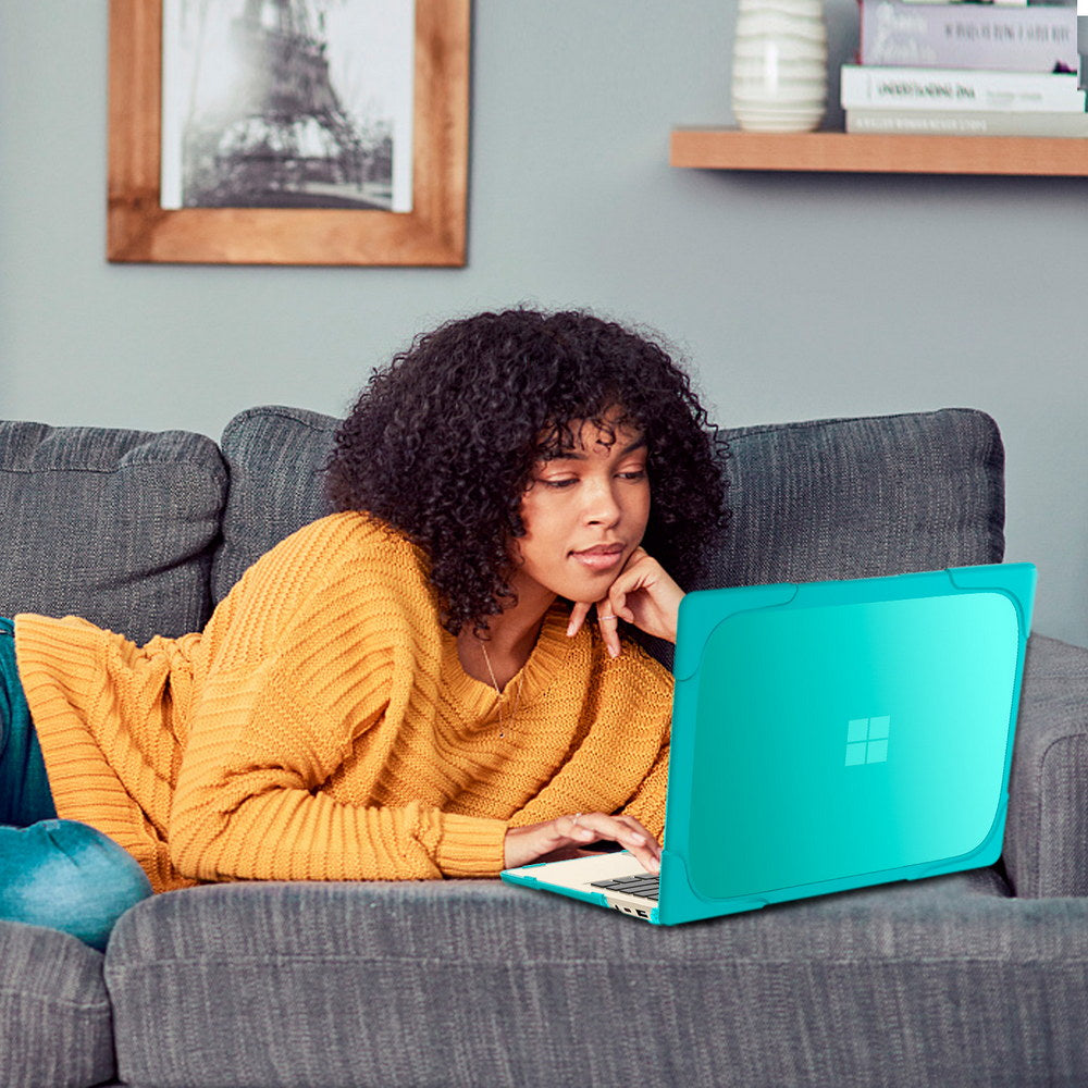 Heavy Shell with Foldable Kickstands Blue Microsoft Surface Laptop Case-BELKCASE