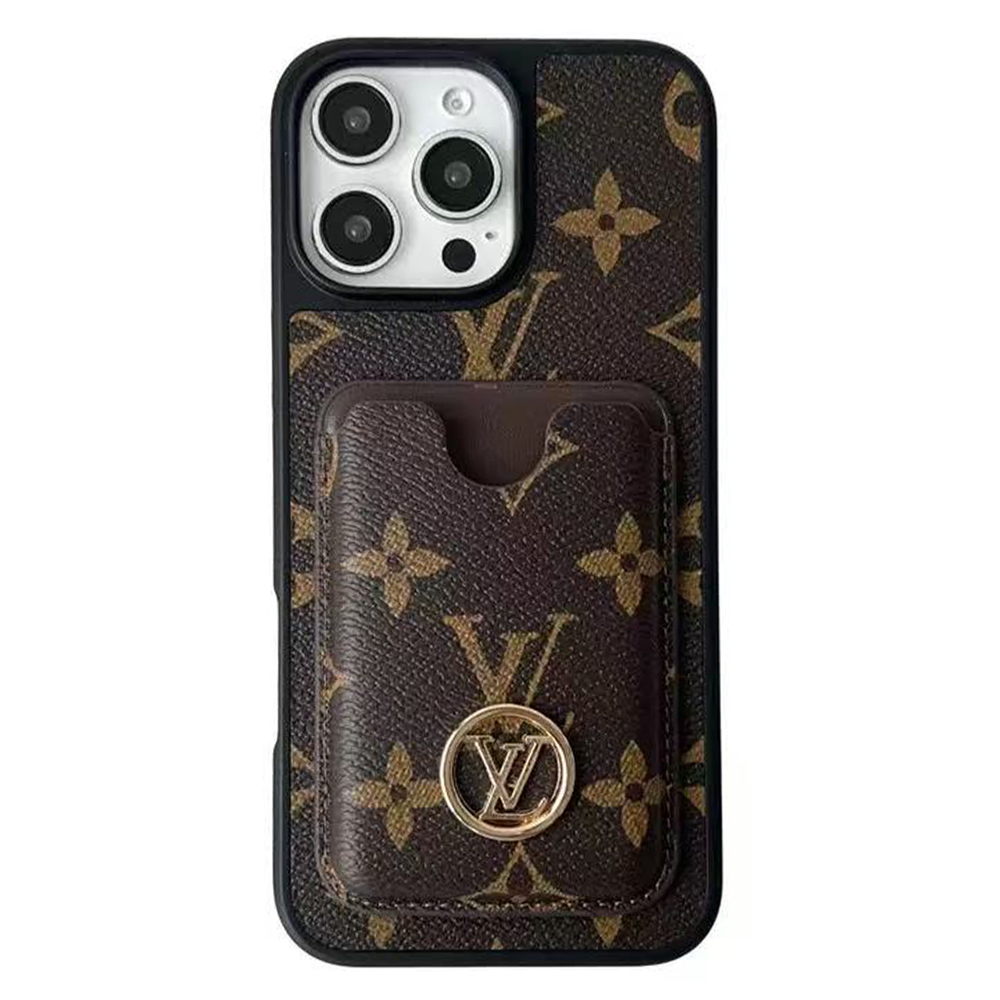 Louis Vuitton iPhone Wallet Case With Card Holder Monogram Vintage Leather