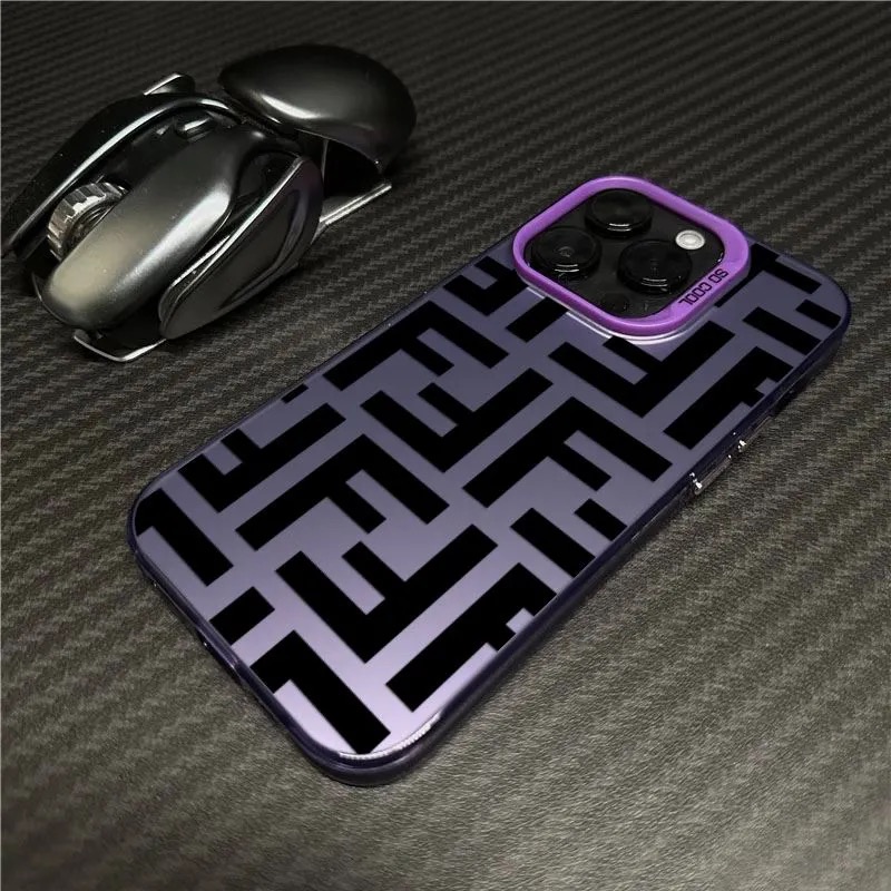 Transparent Flash Plating FD iPhone Case