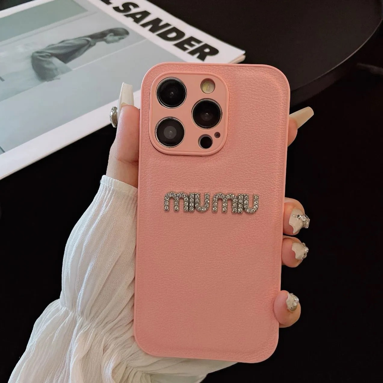 Fashion Leather MU iPhone  Case