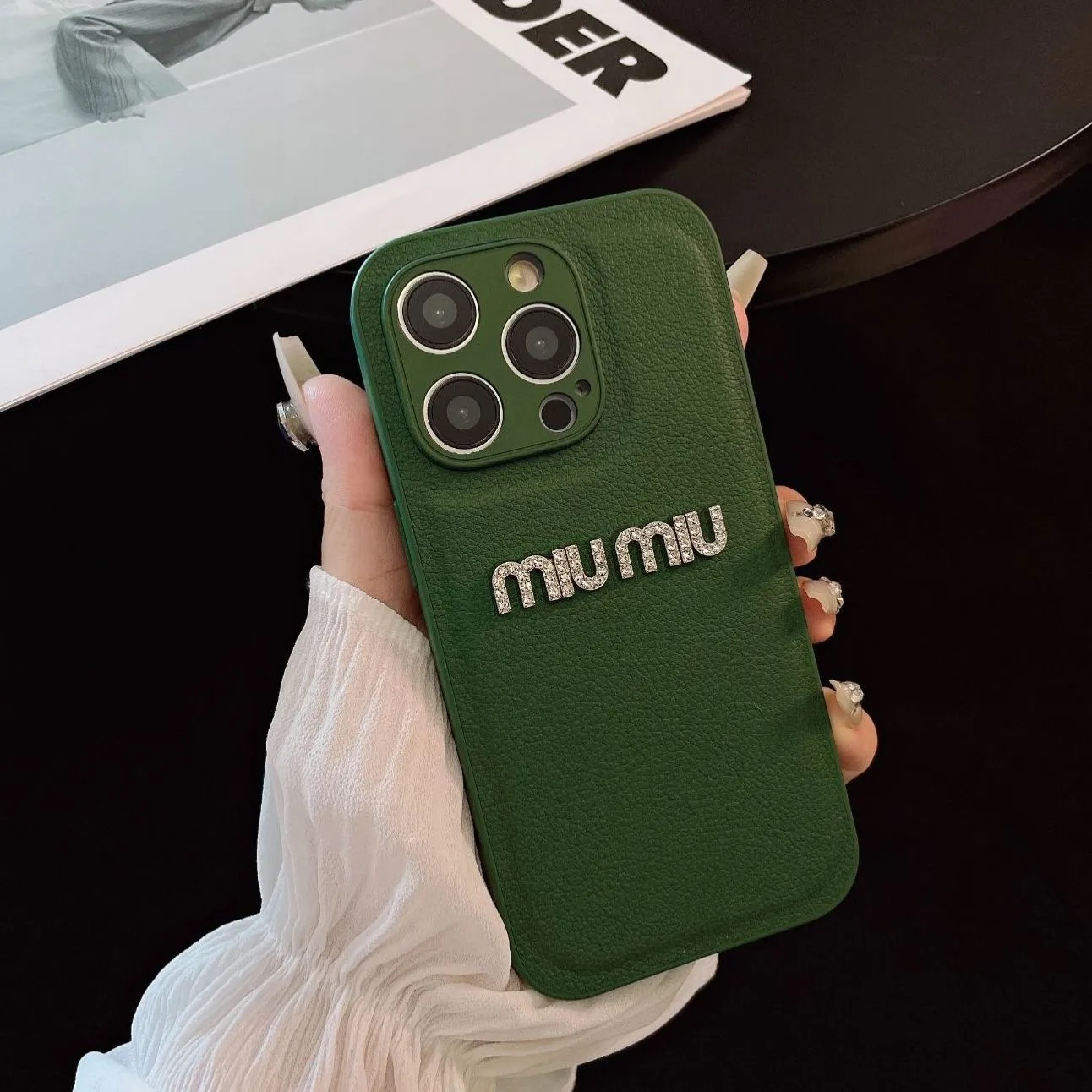 Fashion Leather MU iPhone  Case