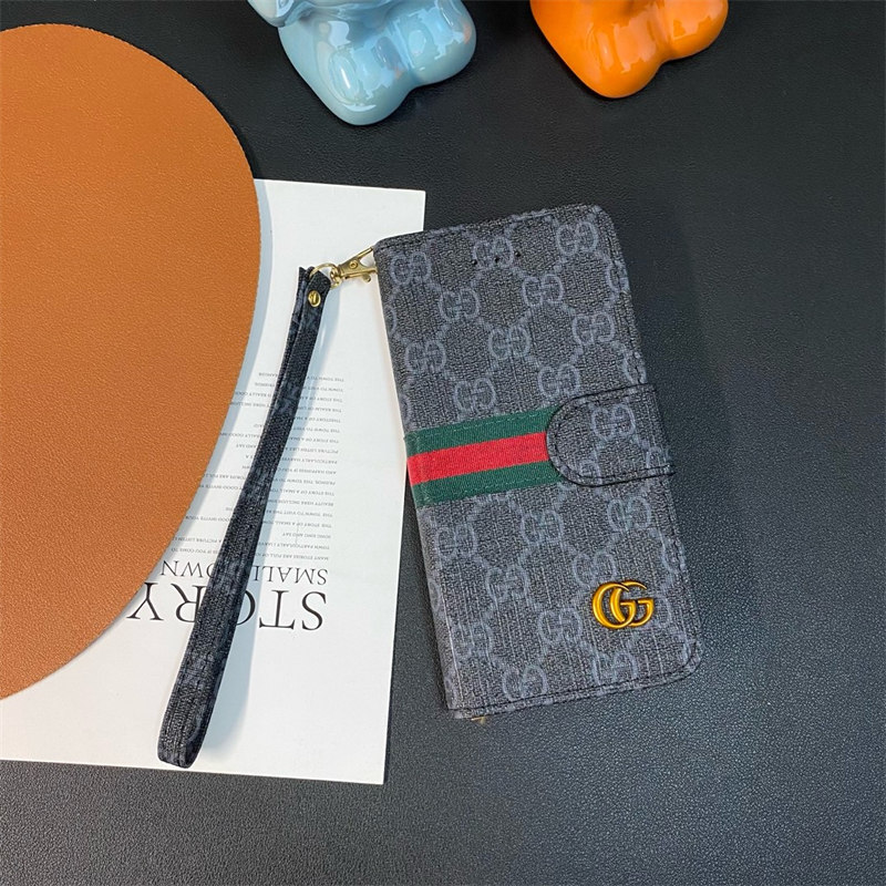 Gucci Leather iPhone Wallet Case