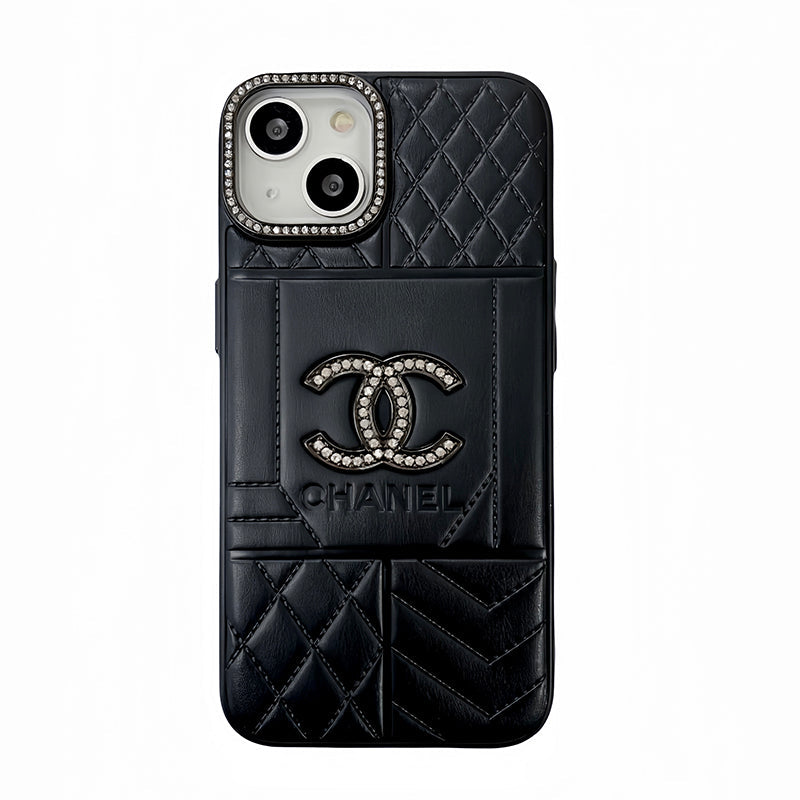 Elegant Leather CH Shine iPhone Case