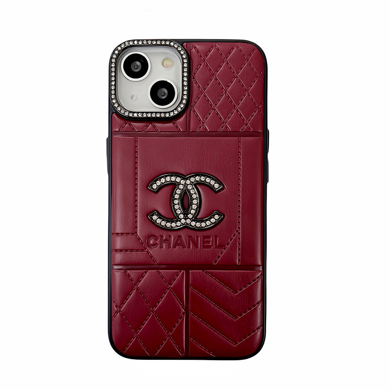 Elegant Leather CH Shine iPhone Case