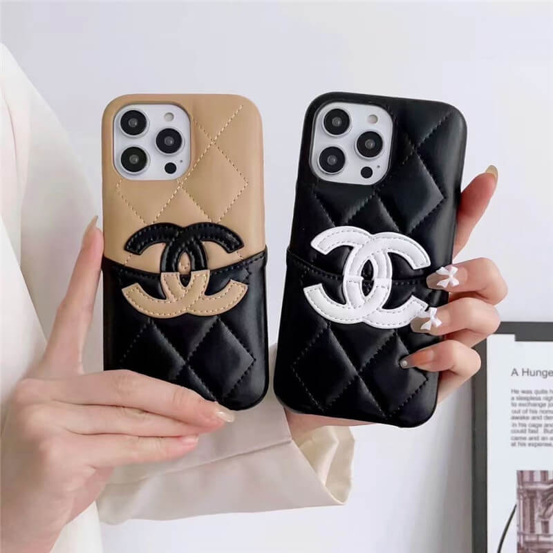 Chanel Leather Classic iPhone Wallet Case