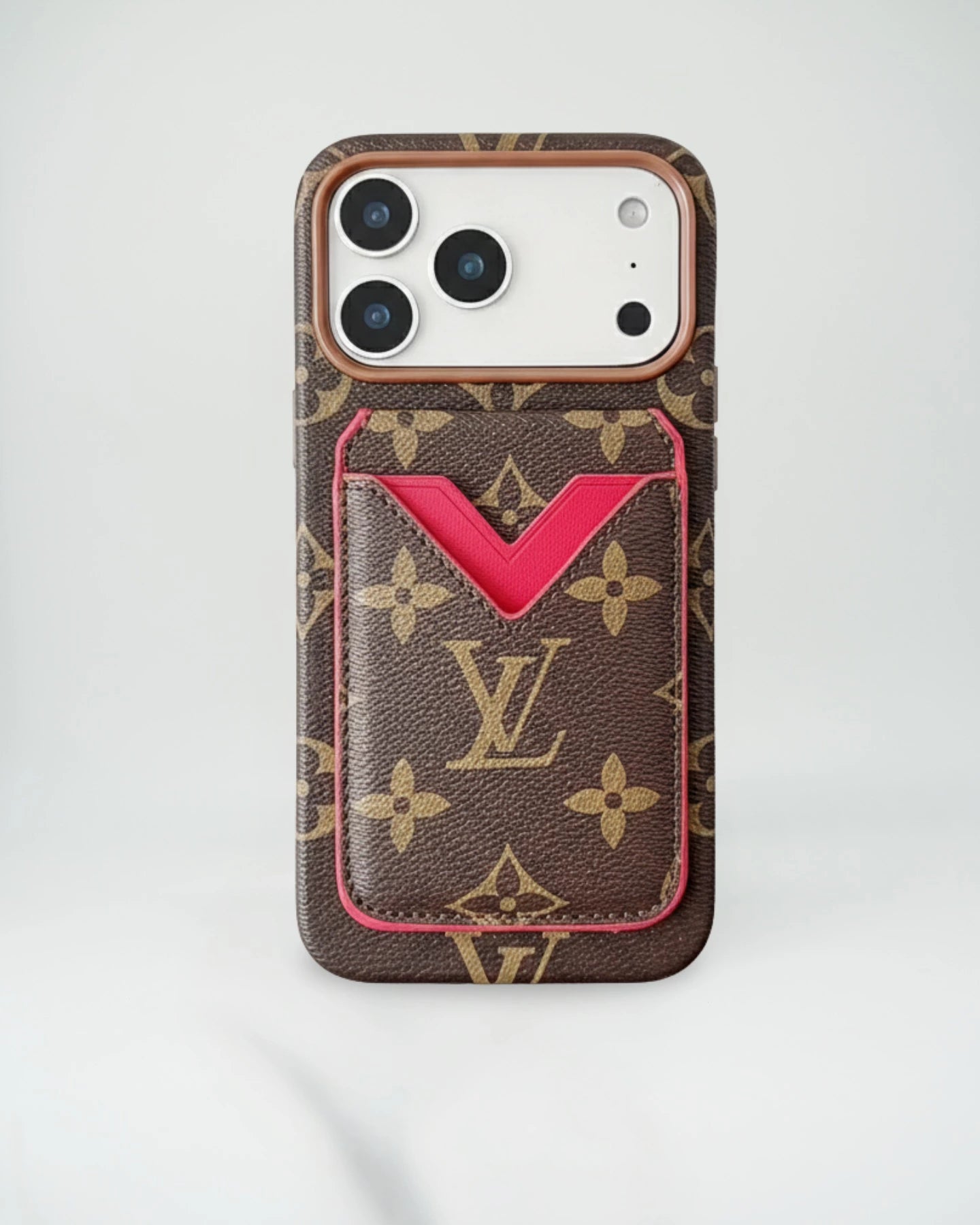 Louis Vuitton Gucci Leather iPhone Wallet Case