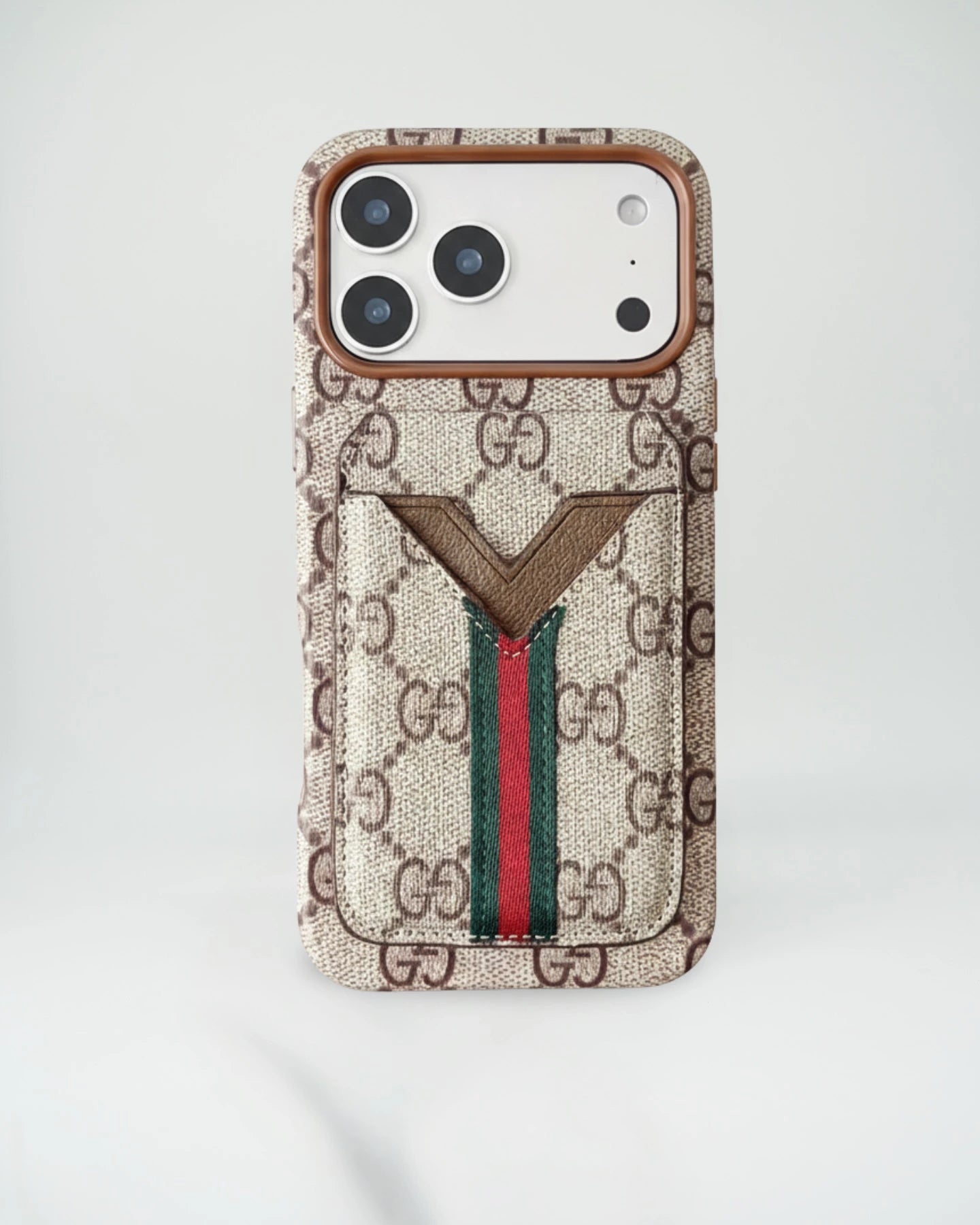 Louis Vuitton Gucci Leather iPhone Wallet Case