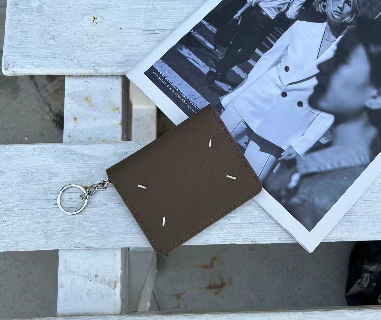 Luxury Leather Zipper Wallet Card Holder & Coin Purse