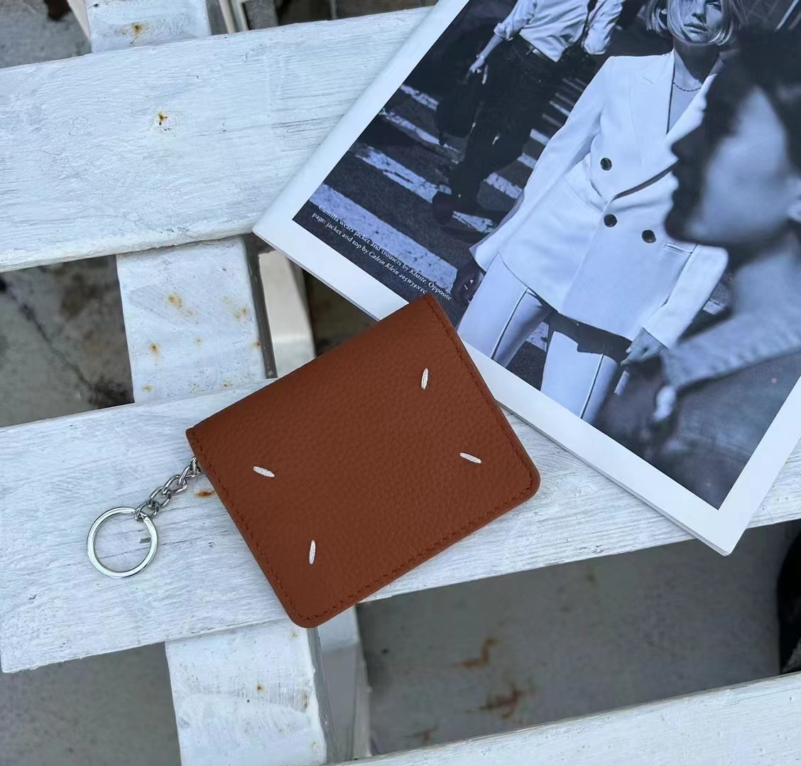 Luxury Leather Zipper Wallet Card Holder & Coin Purse