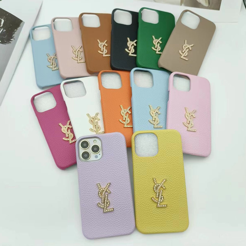 Leather pebbled pattern iPhone Case