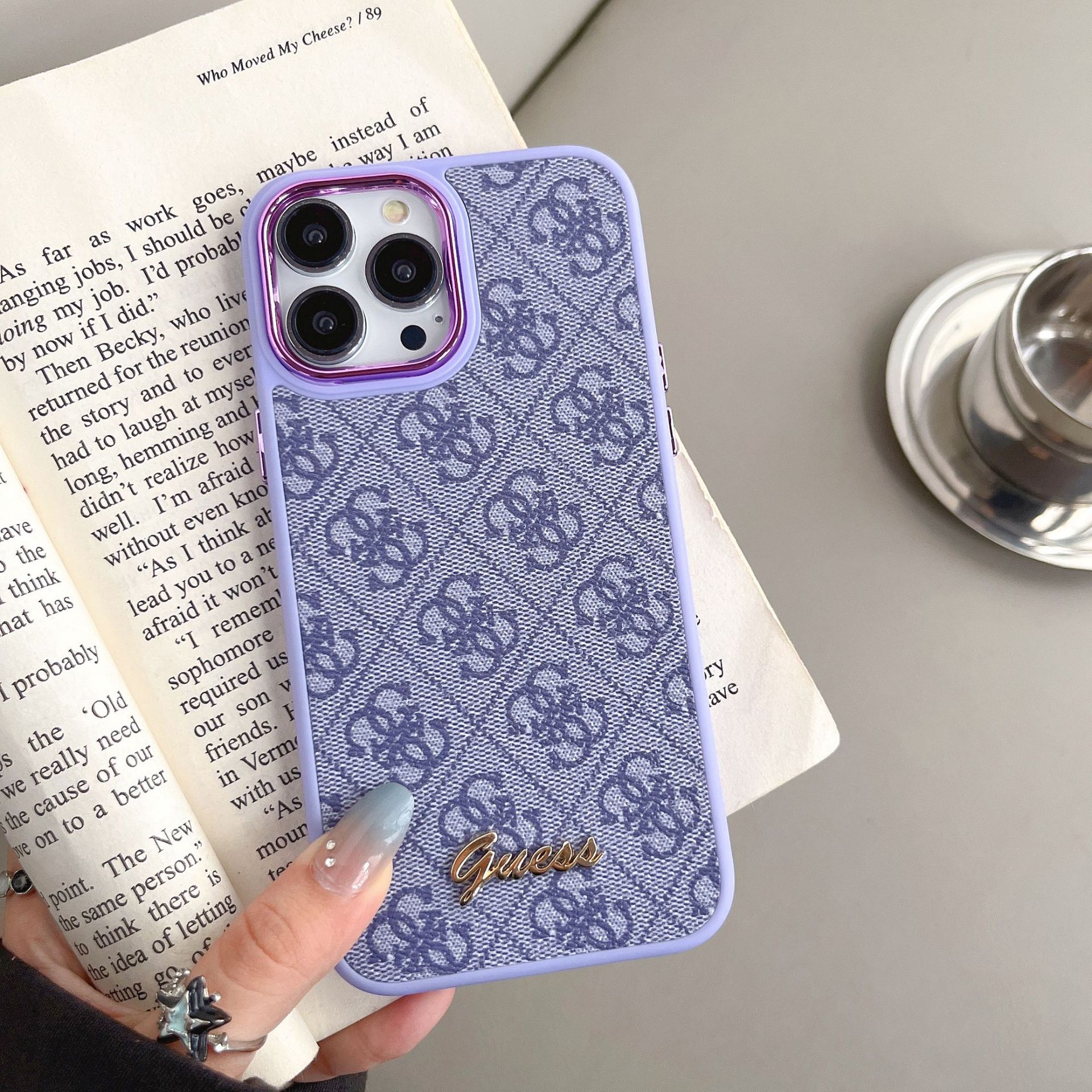 Cloth Pattern Vintage Leather GS iPhone Case