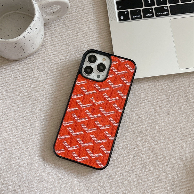 Vintage Leather GD iPhone Case-Silicone Black Edge