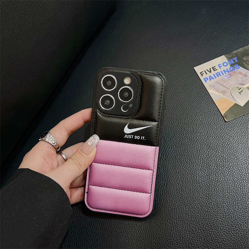 Colorblock Down Jacket NK iPhone Case