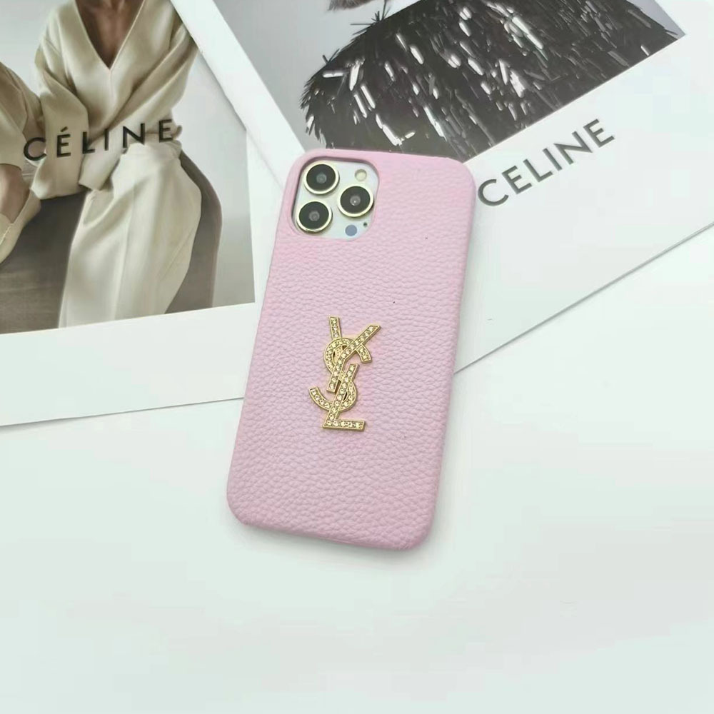 Leather pebbled pattern iPhone Case