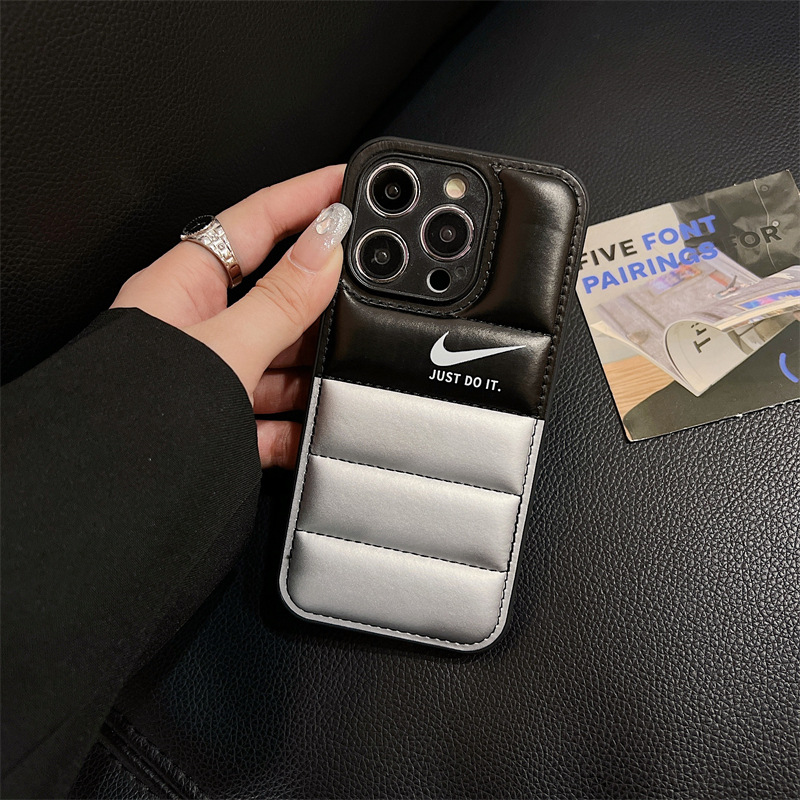 Colorblock Down Jacket NK iPhone Case