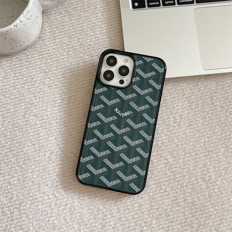 Vintage Leather GD iPhone Case-Silicone Black Edge