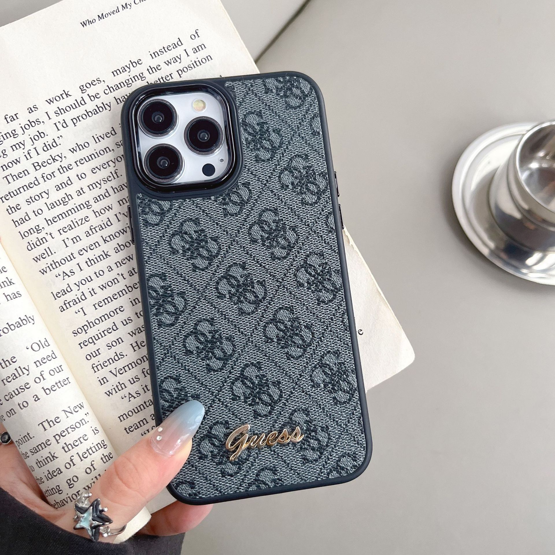 Cloth Pattern Vintage Leather GS iPhone Case