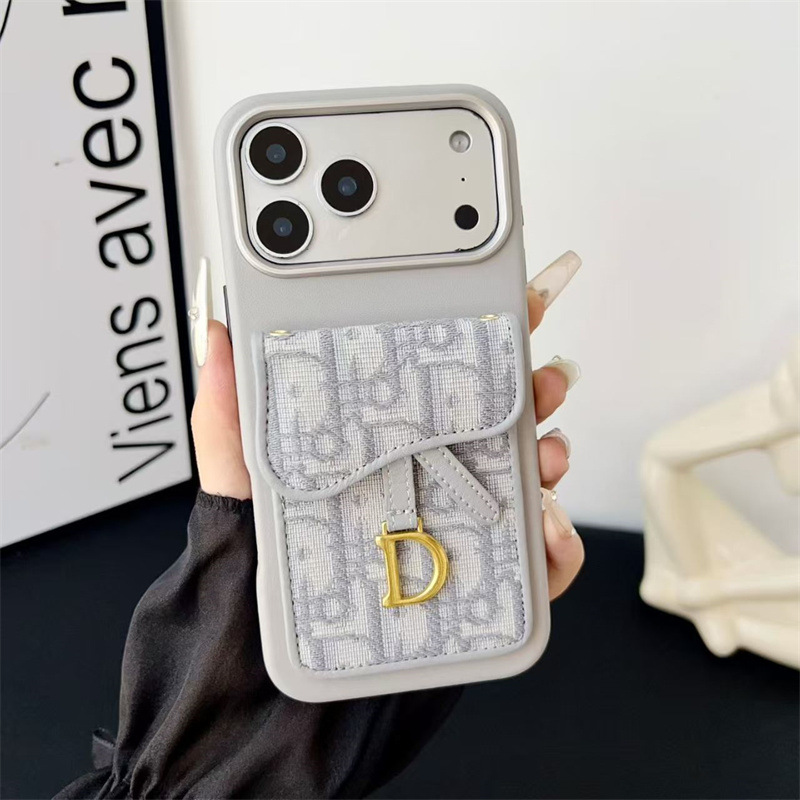Dior Leather iPhone Wallet Case