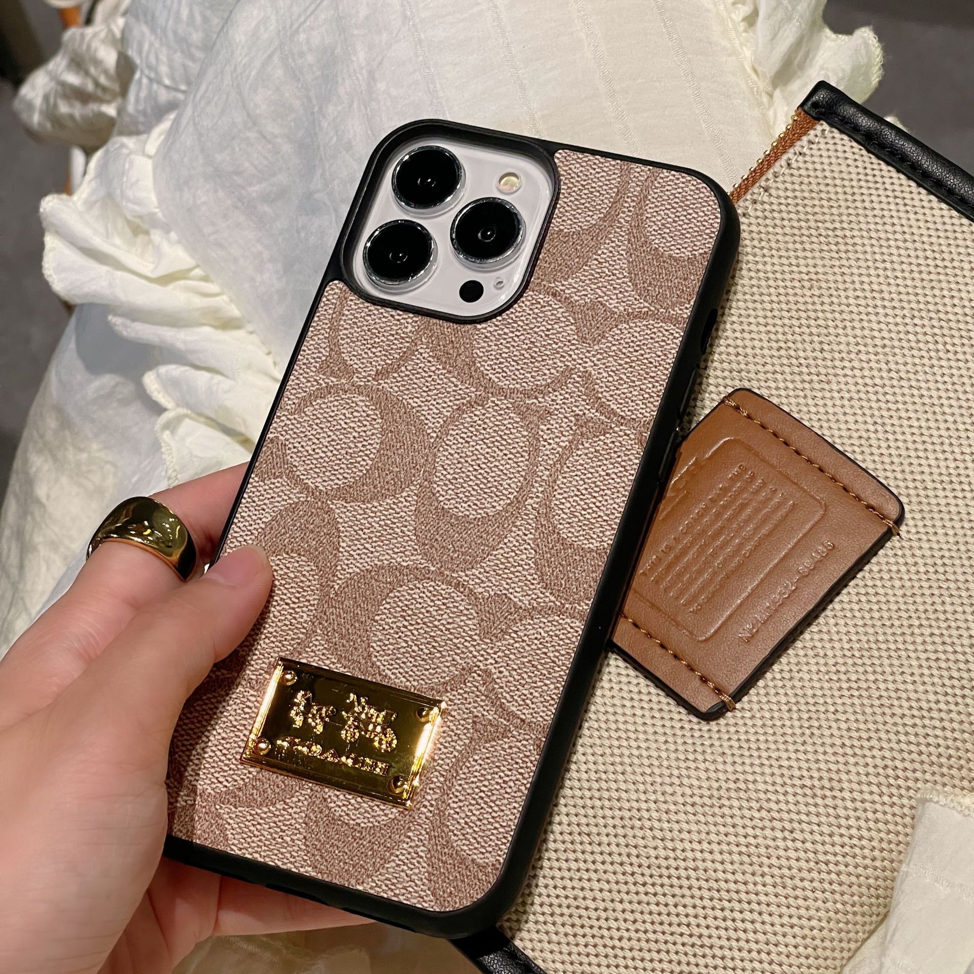 [Copy]Luxury Leather CH iPhone Wallet Case