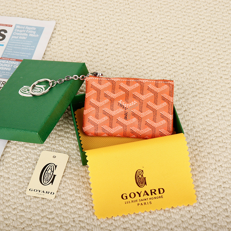 GD Leather Zipper Key Bag