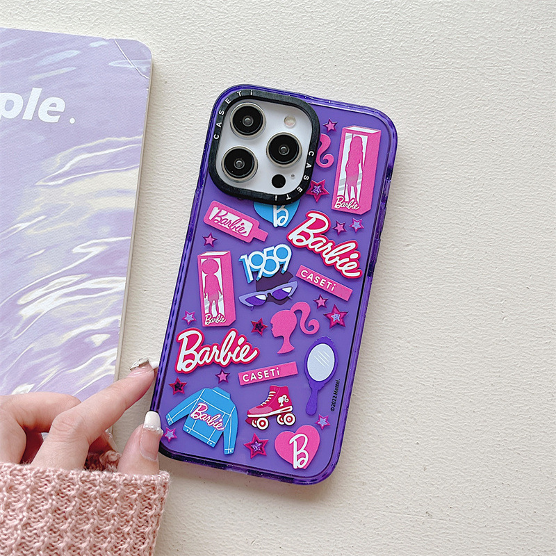 Red Barbie Label iPhone Case