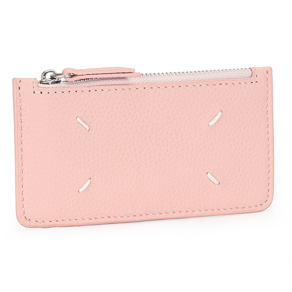 Luxury Leather Zipper Wallet Card Holder & Coin Purse