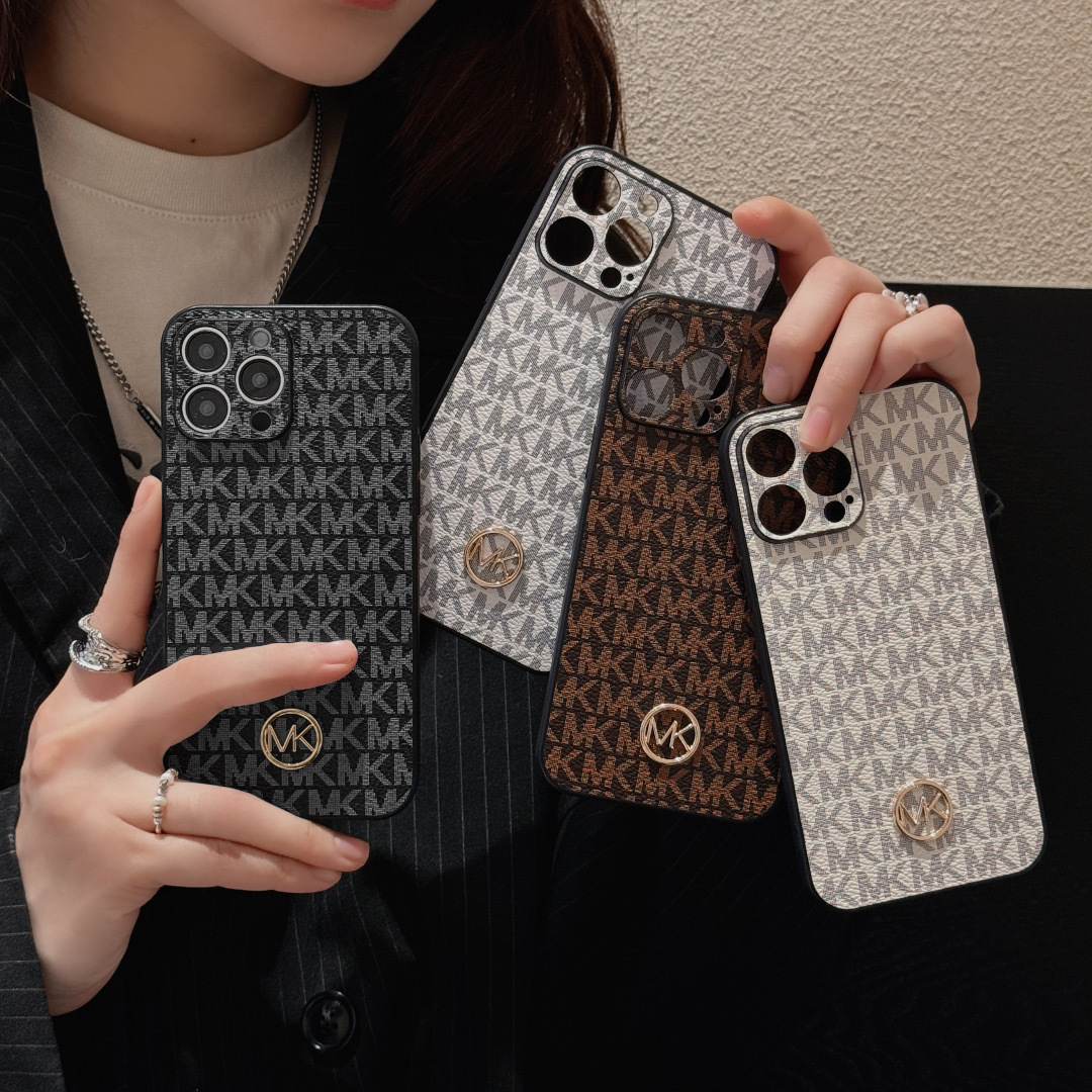 Leather MK iPhone Case