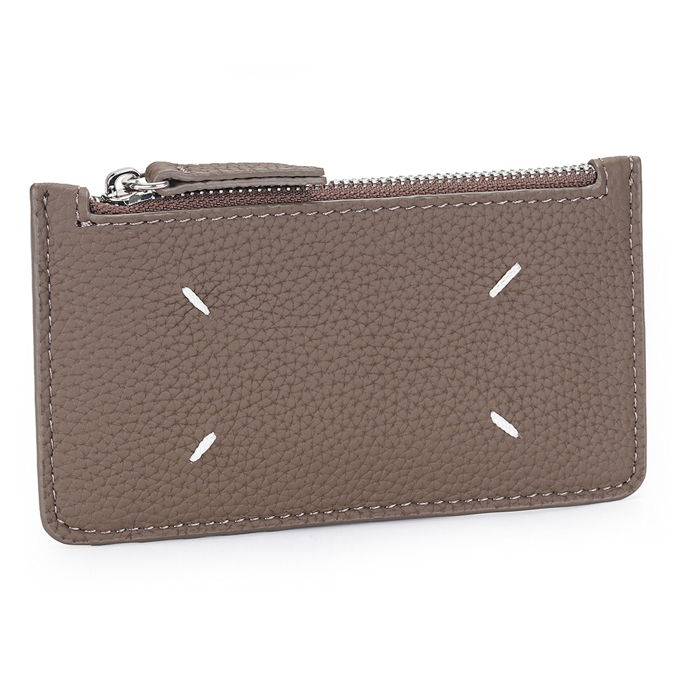 Luxury Leather Zipper Wallet Card Holder & Coin Purse
