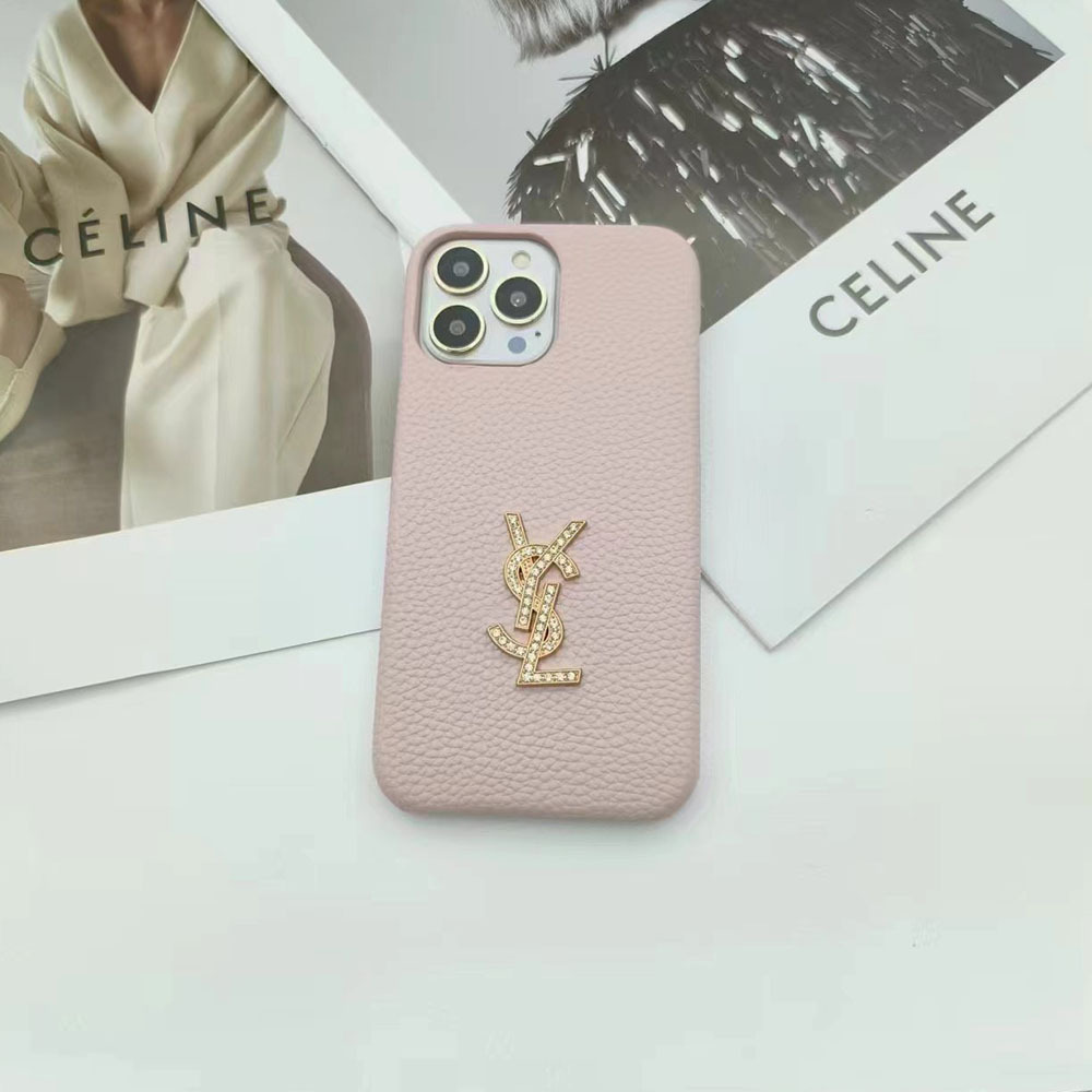 Leather pebbled pattern iPhone Case