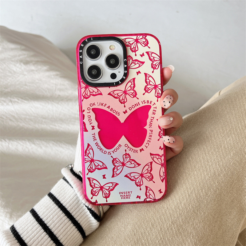 Psychedelic Butterfly iphone Case