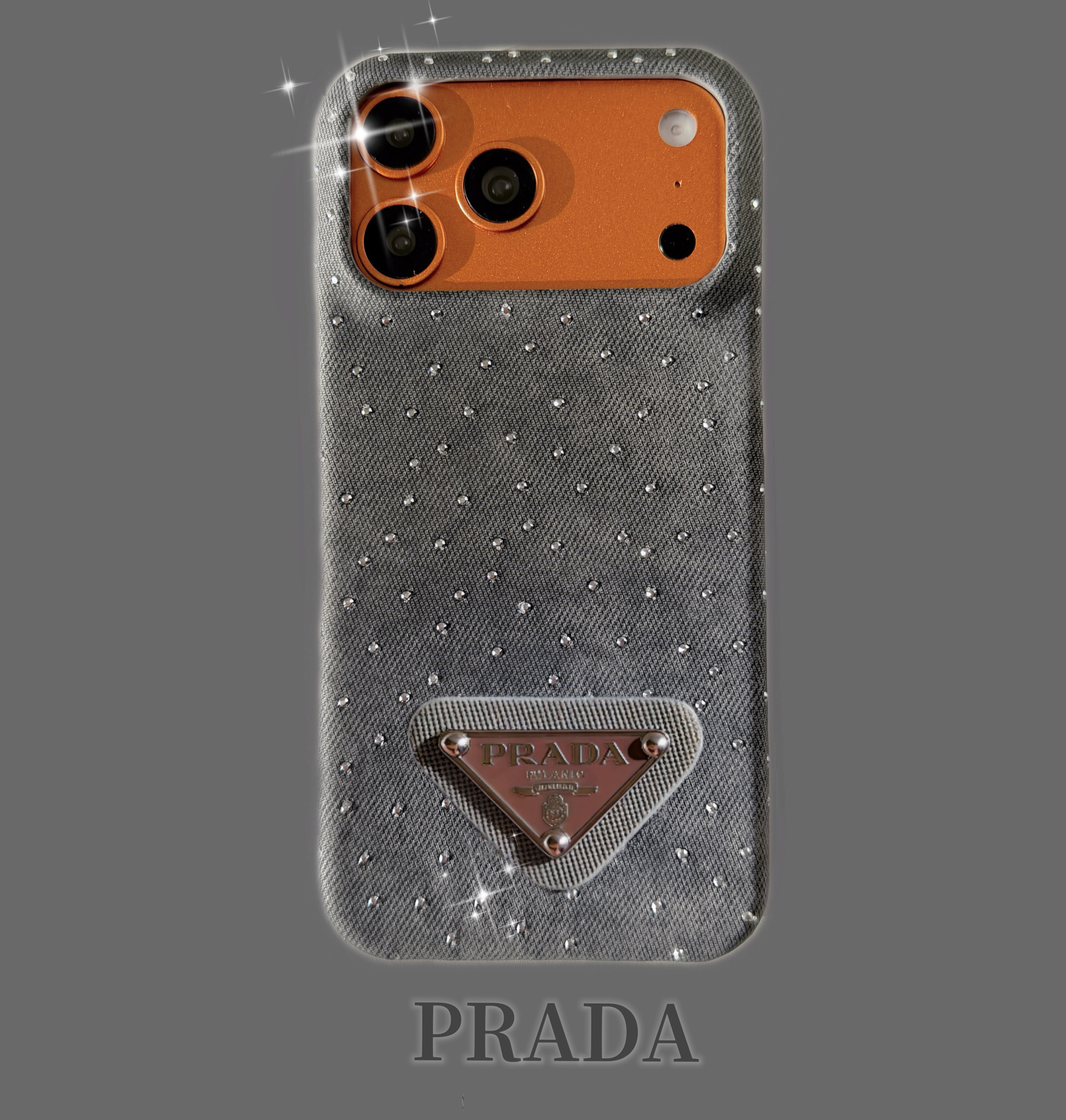 Prada Artistic Shimmer Canvas iPhone Case